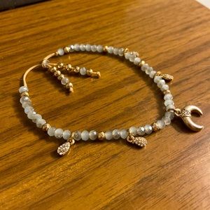 🌙 Crescent Moon Beaded Bracelet 🌙
